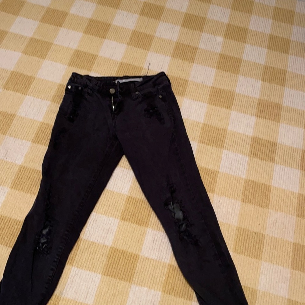 Black tractor jeans Y12